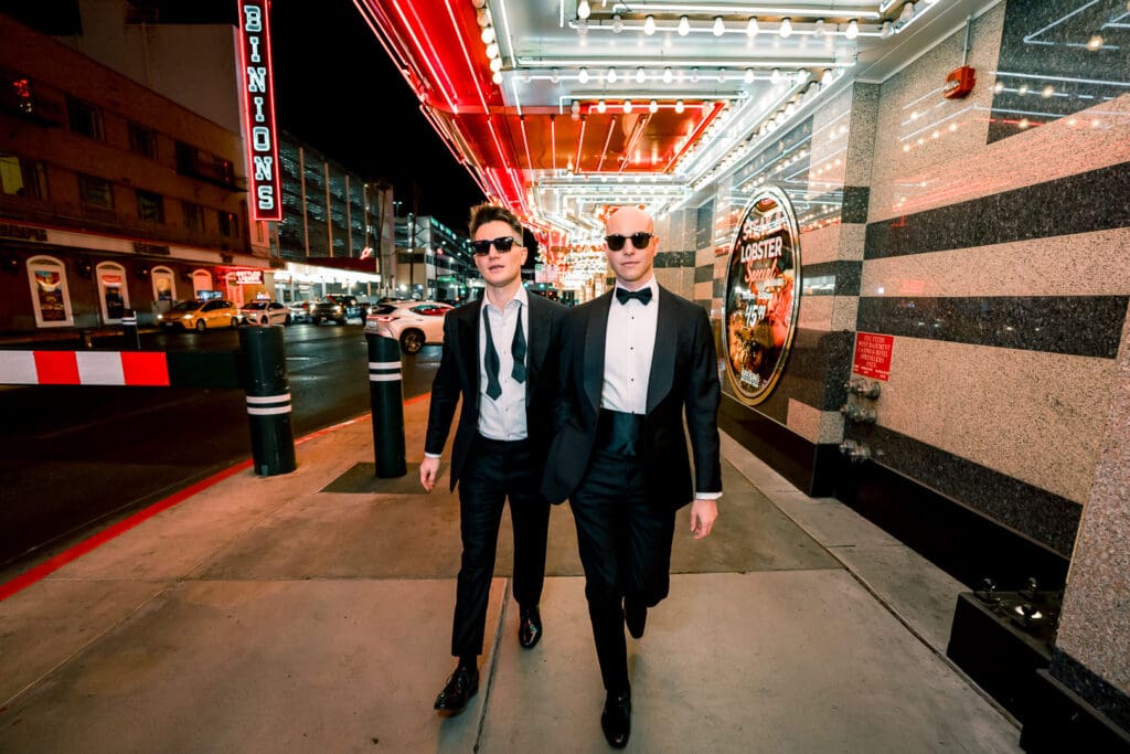 Not Your Average Las Vegas Elopement: Paparazzi Vibes, Downtown Grit, and Zero F*cks Given
