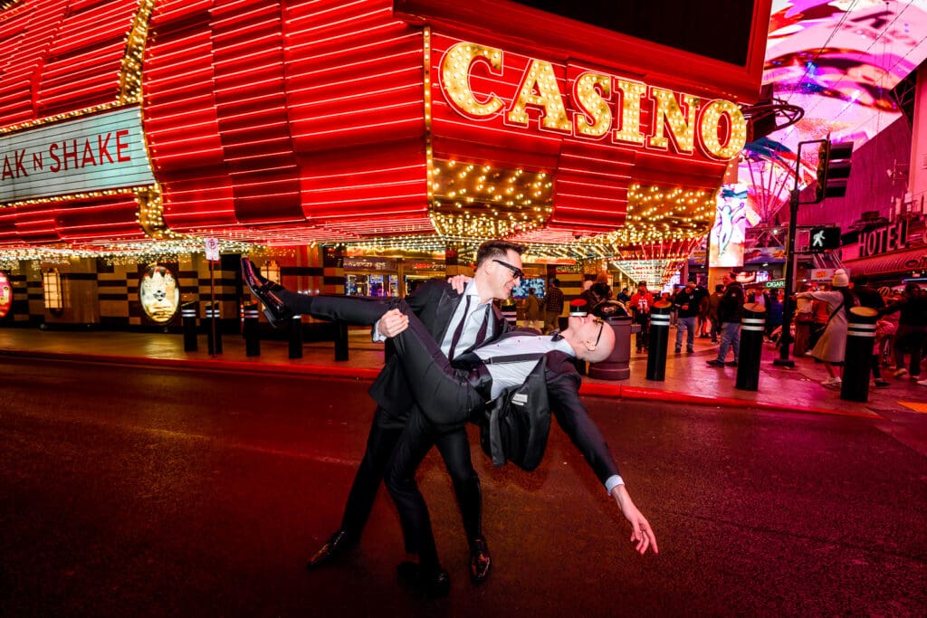 Not Your Average Las Vegas Elopement: Paparazzi Vibes, Downtown Grit, and Zero F*cks Given