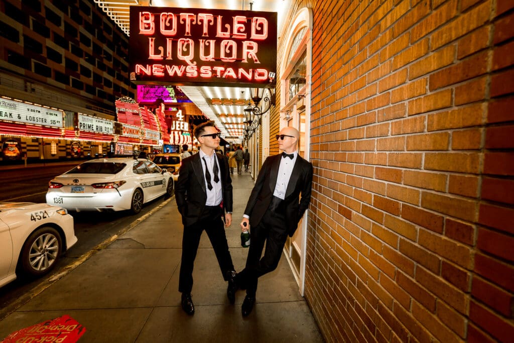 Not Your Average Las Vegas Elopement: Paparazzi Vibes, Downtown Grit, and Zero F*cks Given