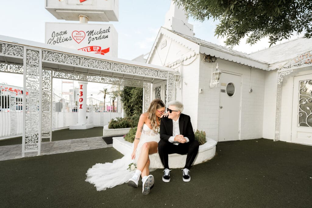 They Didn’t Just Elope, They Set Vegas on Fire: An Electric Las Vegas Elopement