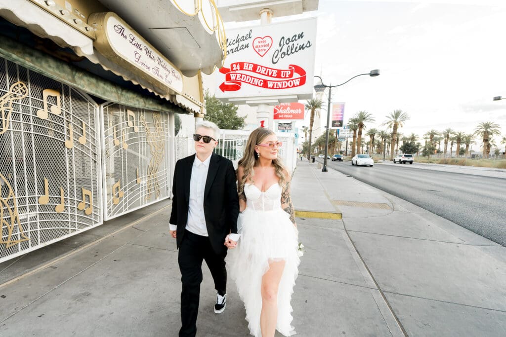 They Didn’t Just Elope, They Set Vegas on Fire: An Electric Las Vegas Elopement