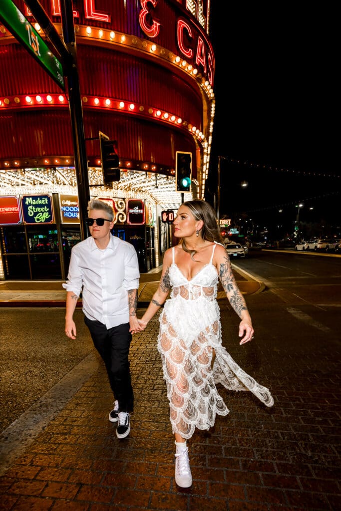 fun couple session in las vegas