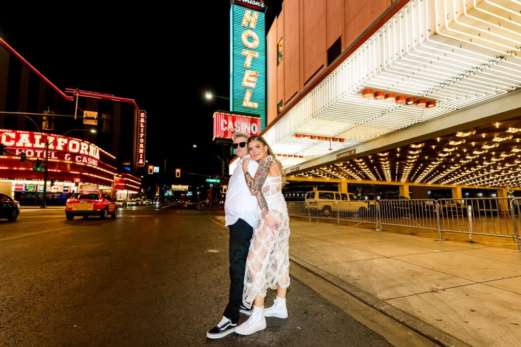 They Didn’t Just Elope, They Set Vegas on Fire: An Electric Las Vegas Elopement