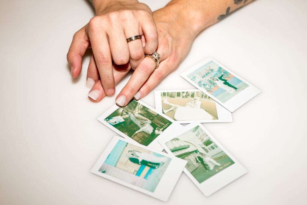 picture of the stunning elopement rings