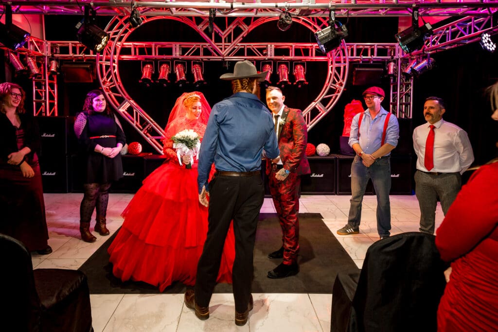 They Said “F*ck It” and Made Their Las Vegas Micro Wedding a Full-Blown Spectacle