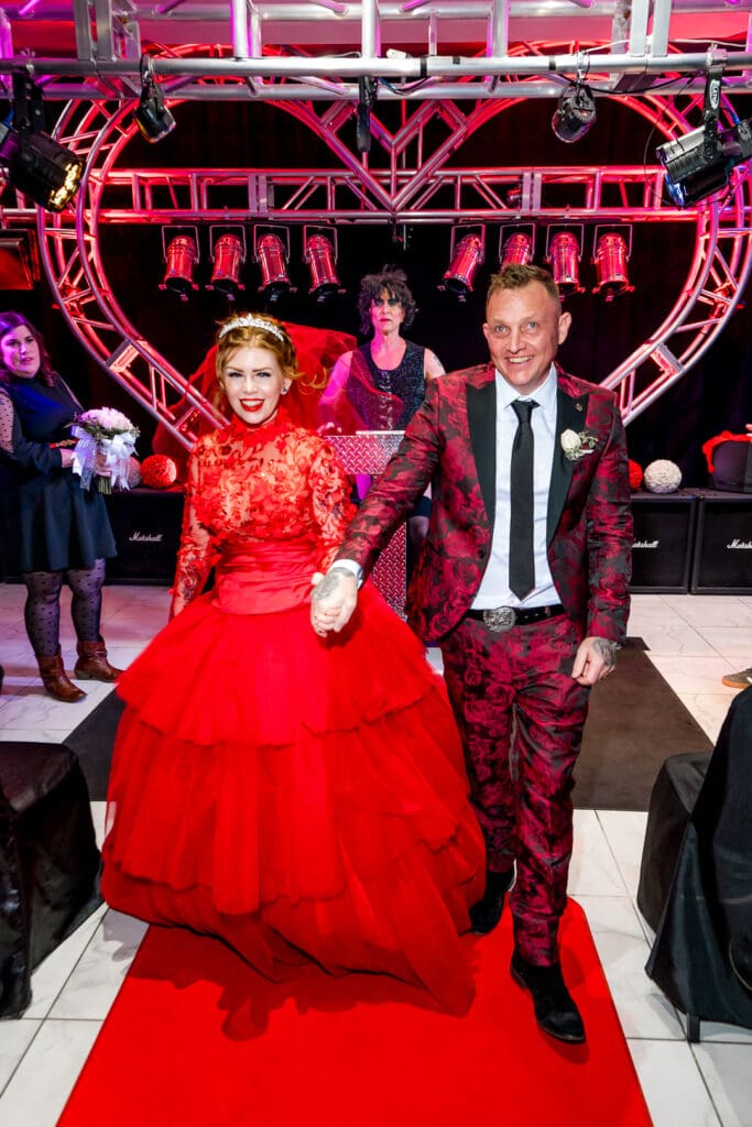 They Said “F*ck It” and Made Their Las Vegas Micro Wedding a Full-Blown Spectacle