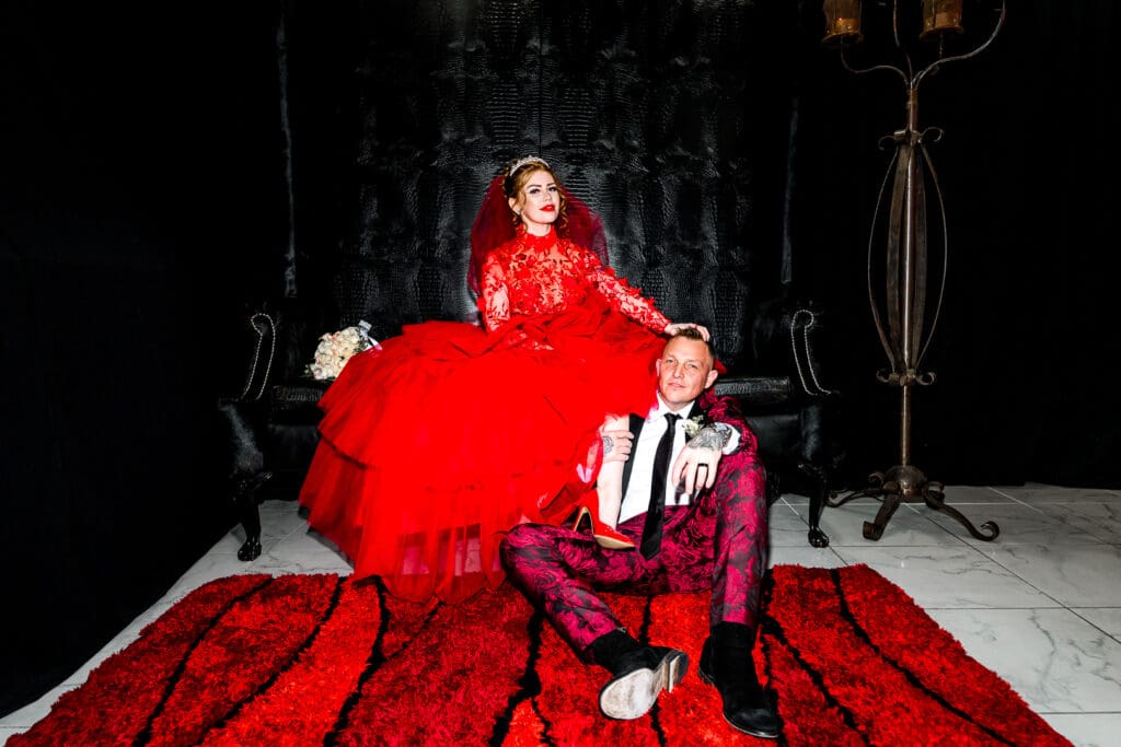 They Said “F*ck It” and Made Their Las Vegas Micro Wedding a Full-Blown Spectacle