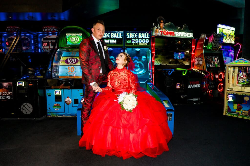 fun bridal portraits in DTLV