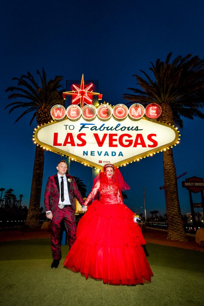 fun and playful portraits of the bride and groom