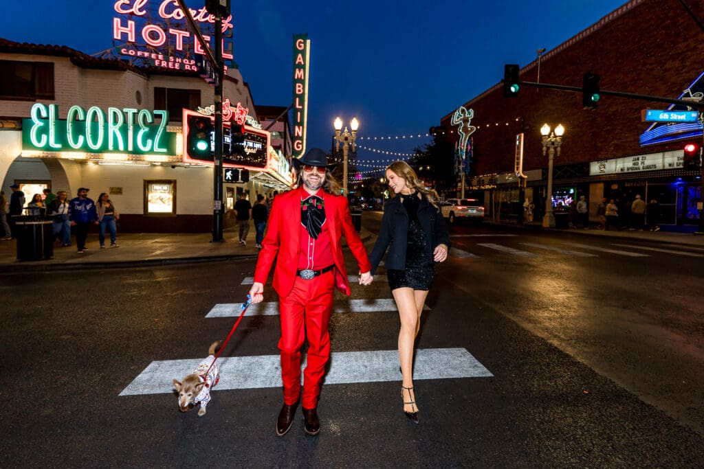 How a Knife Appointment Turned into a Legendary Las Vegas Anniversary Photoshoot