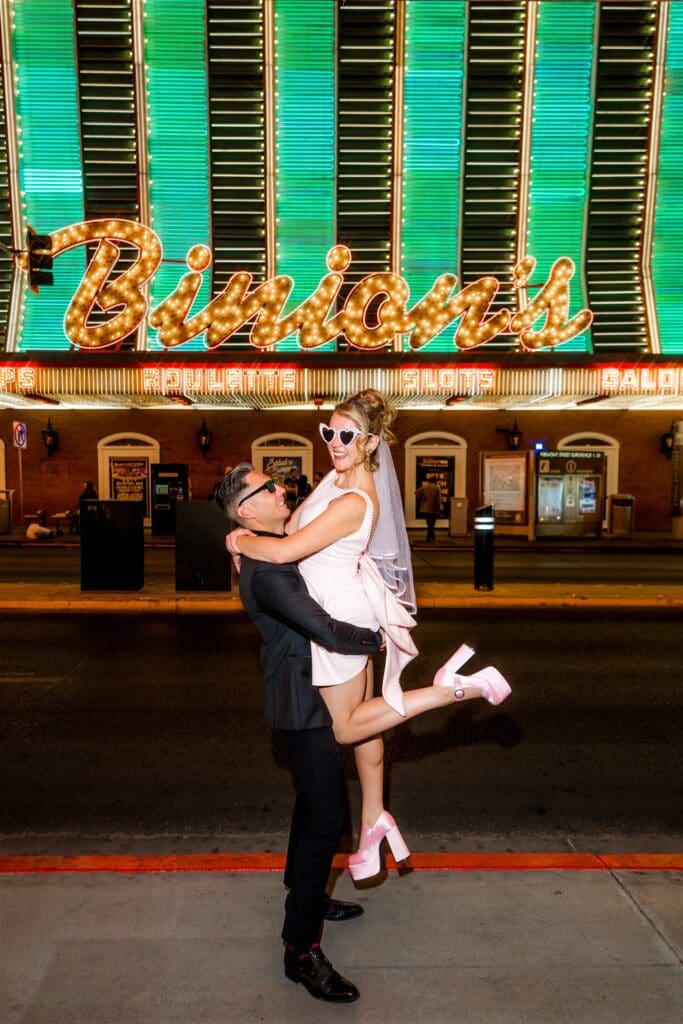 cute couple dancing during their photoshoot