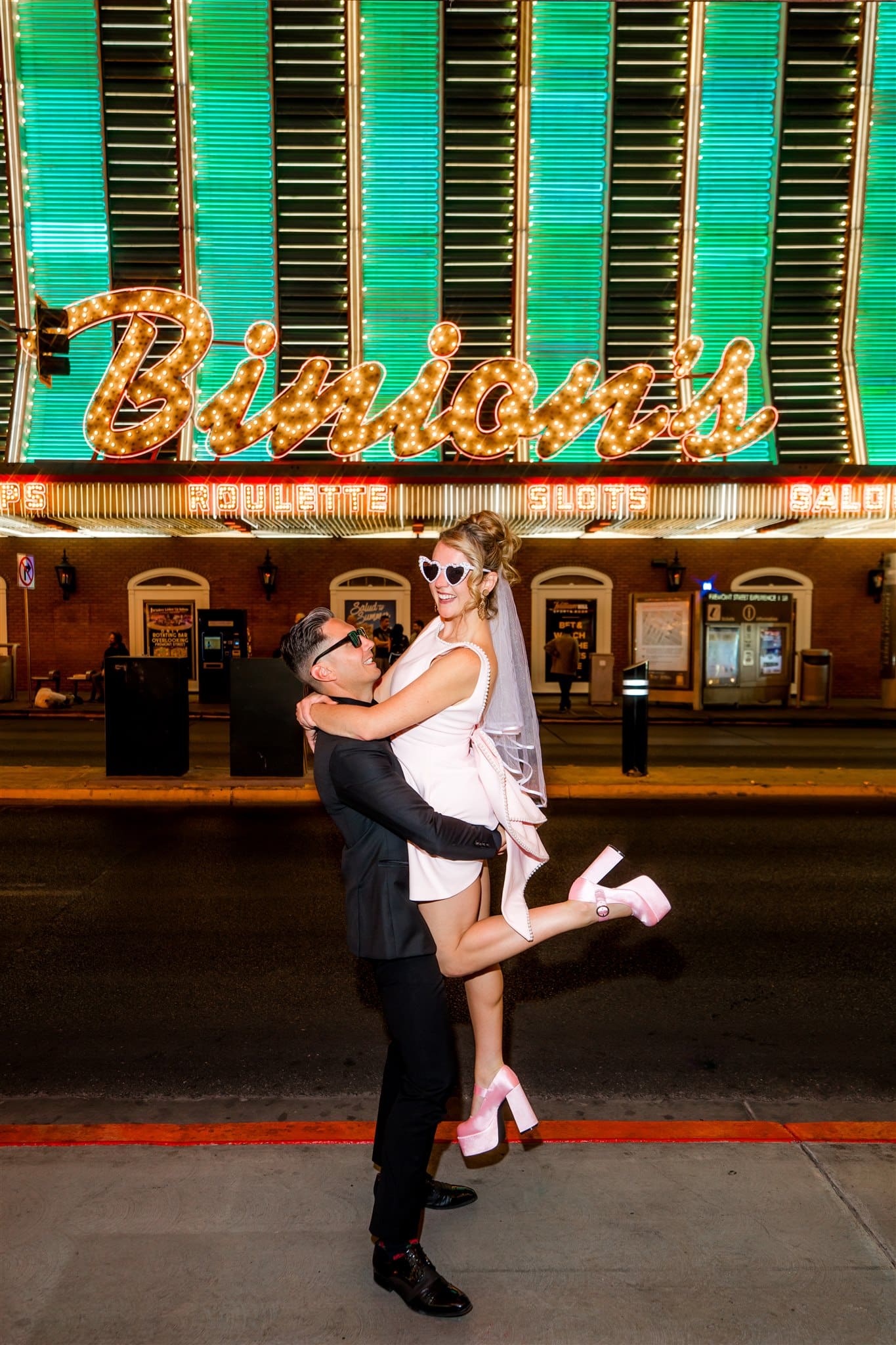 cute couple dancing during their photoshoot