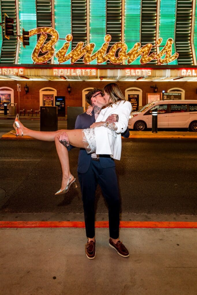 happy couple at their fun and adventurous elopement 
