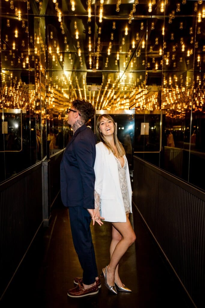 fun couple session in downtown fremont