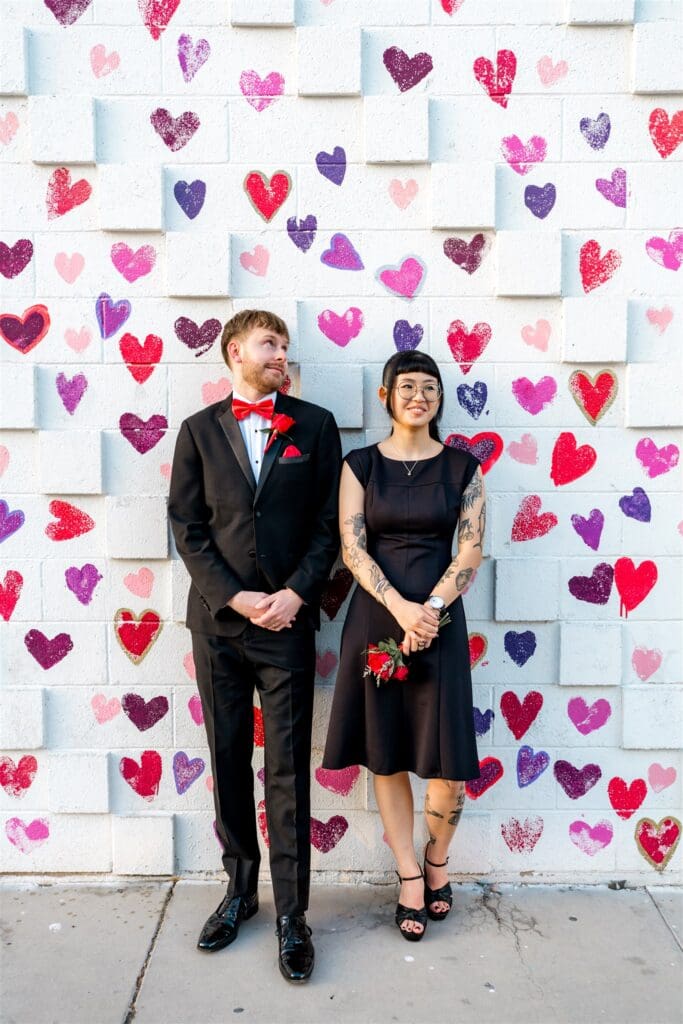 stunning bridal portraits at the art district in las vegas
