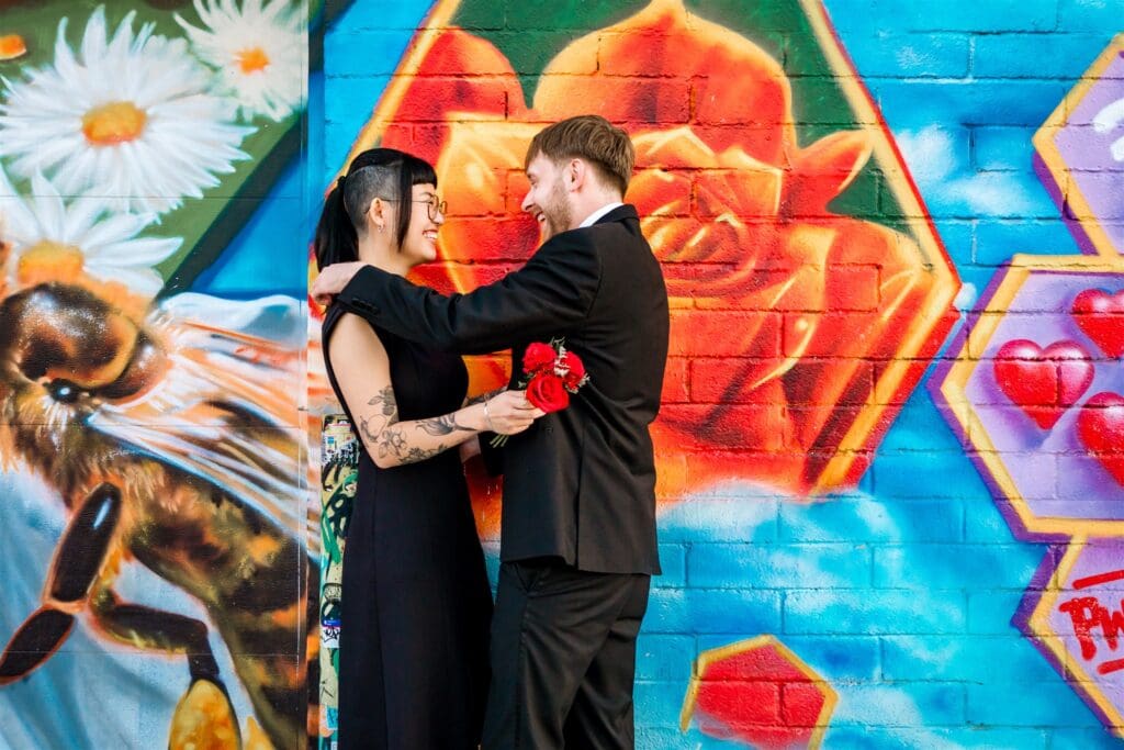 Black Fits, Pink Caddys, and Big-Ass Love: A Fun Las Vegas Elopement That Slayed the Strip