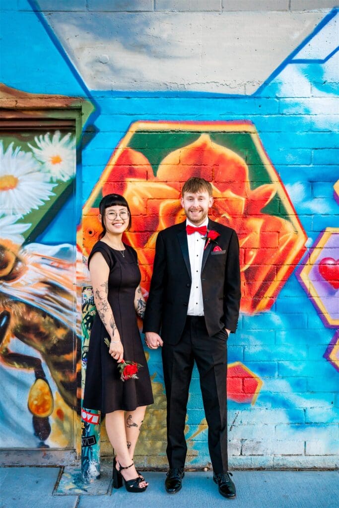 Black Fits, Pink Caddys, and Big-Ass Love: A Fun Las Vegas Elopement That Slayed the Strip