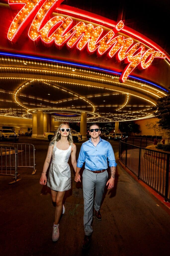 happy couple at their vegas session