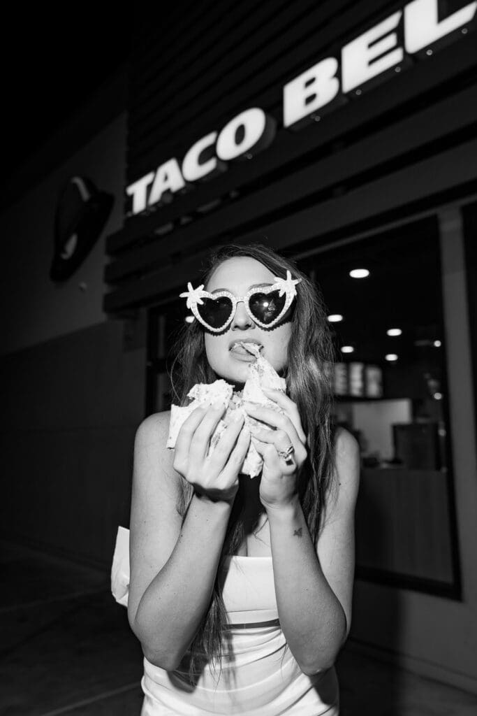bride at her dream elopement in las vegas 