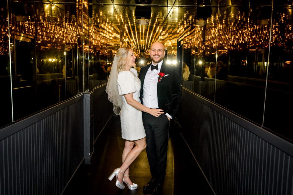 This Unfiltered Las Vegas Elopement Had Elvis, Champagne, and an Accidental Ass Crack!