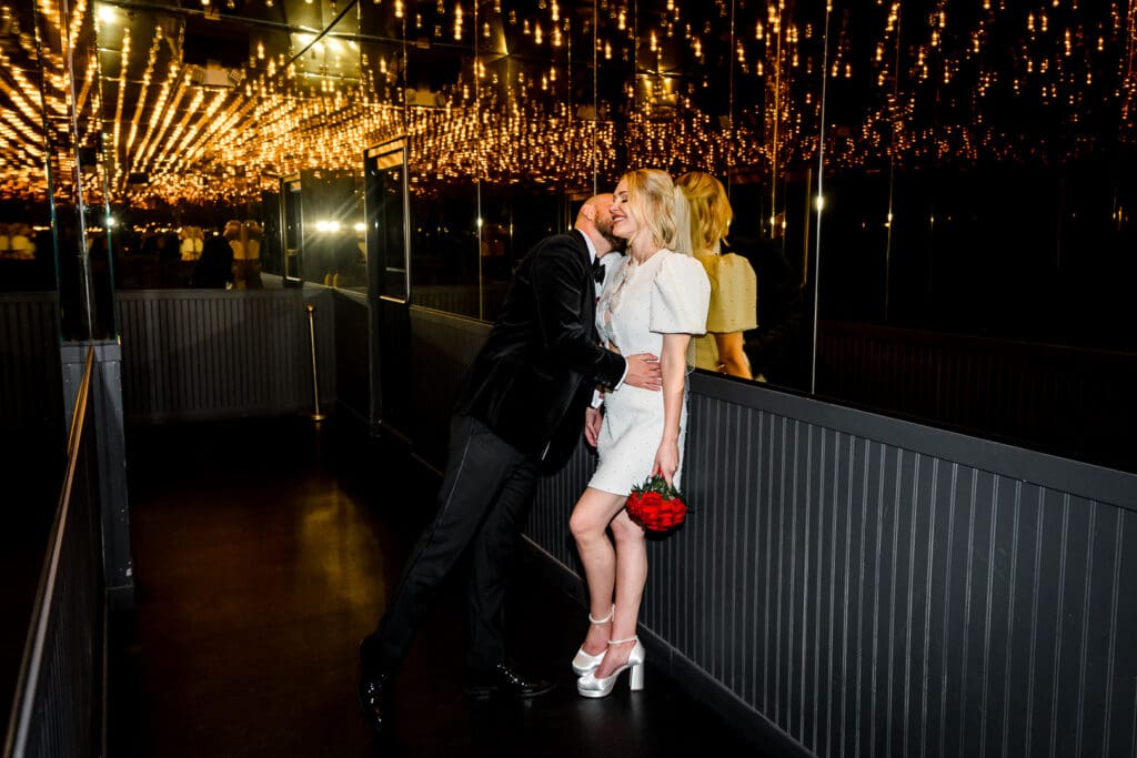 This Unfiltered Las Vegas Elopement Had Elvis, Champagne, and an Accidental Ass Crack!