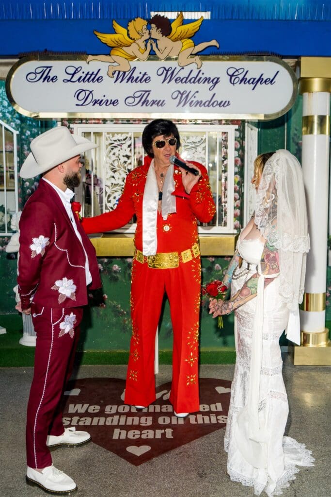 Elvis Blessed It, Fremont Lost Its Damn Mind: Tamara & Ryan’s Unhinged Vegas Elopement
