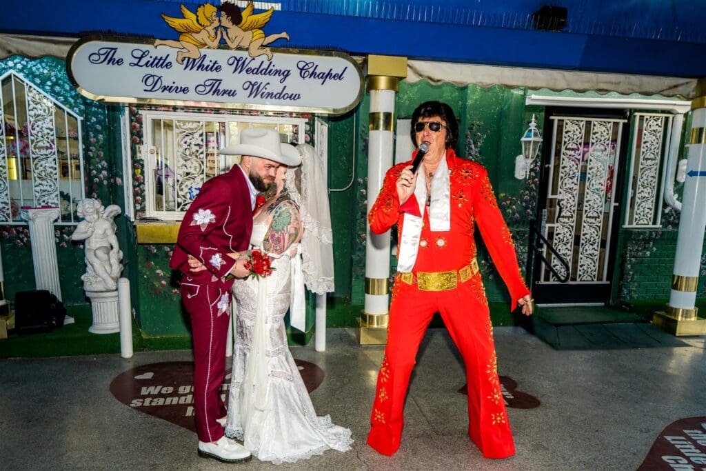 Elvis Blessed It, Fremont Lost Its Damn Mind: Tamara & Ryan’s Unhinged Vegas Elopement