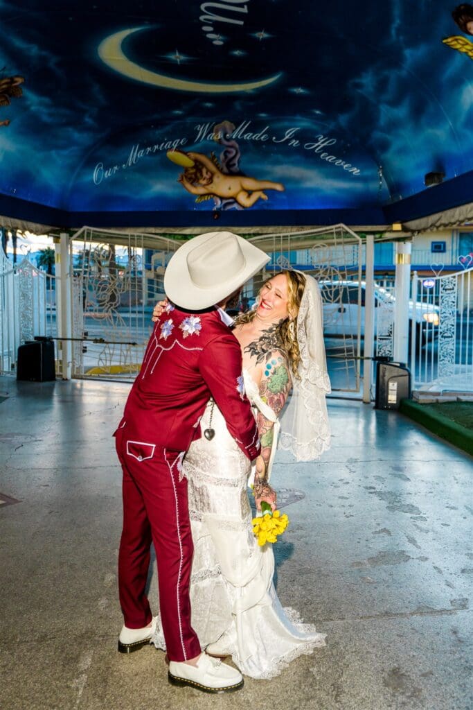 couple playing during their photoshoot