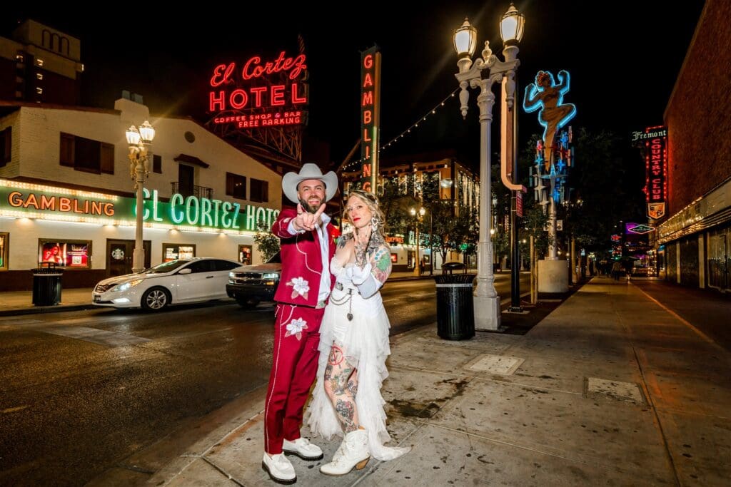 Elvis Blessed It, Fremont Lost Its Damn Mind: Tamara & Ryan’s Unhinged Vegas Elopement