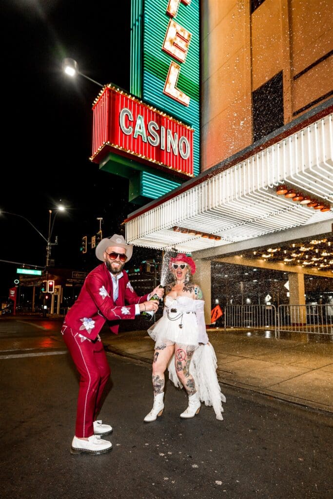 Elvis Blessed It, Fremont Lost Its Damn Mind: Tamara & Ryan’s Unhinged Vegas Elopement