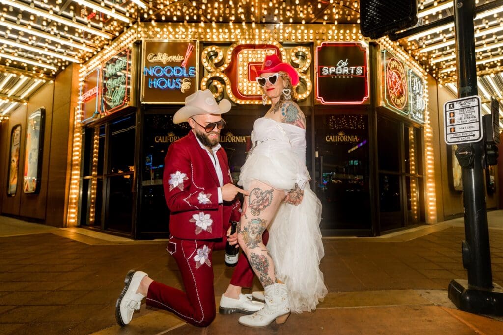 couple having fun during their elopement