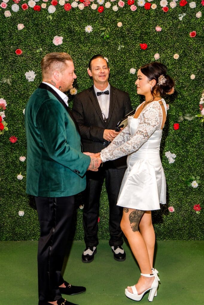 happy couple at their dream elopement