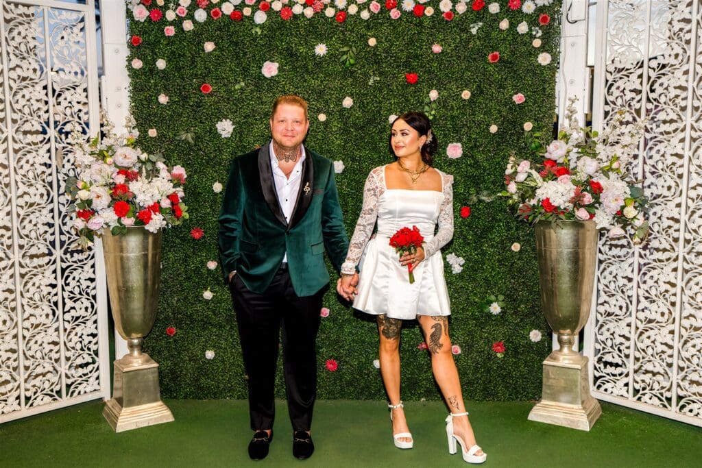 Bridal but Make It Rock & Roll: Little White Wedding Chapel Elopement You Can’t Miss