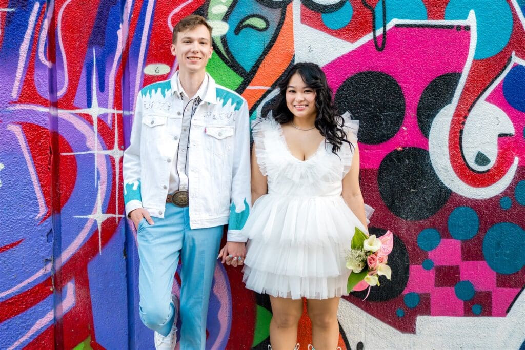 cute couple at their dream bridal photos