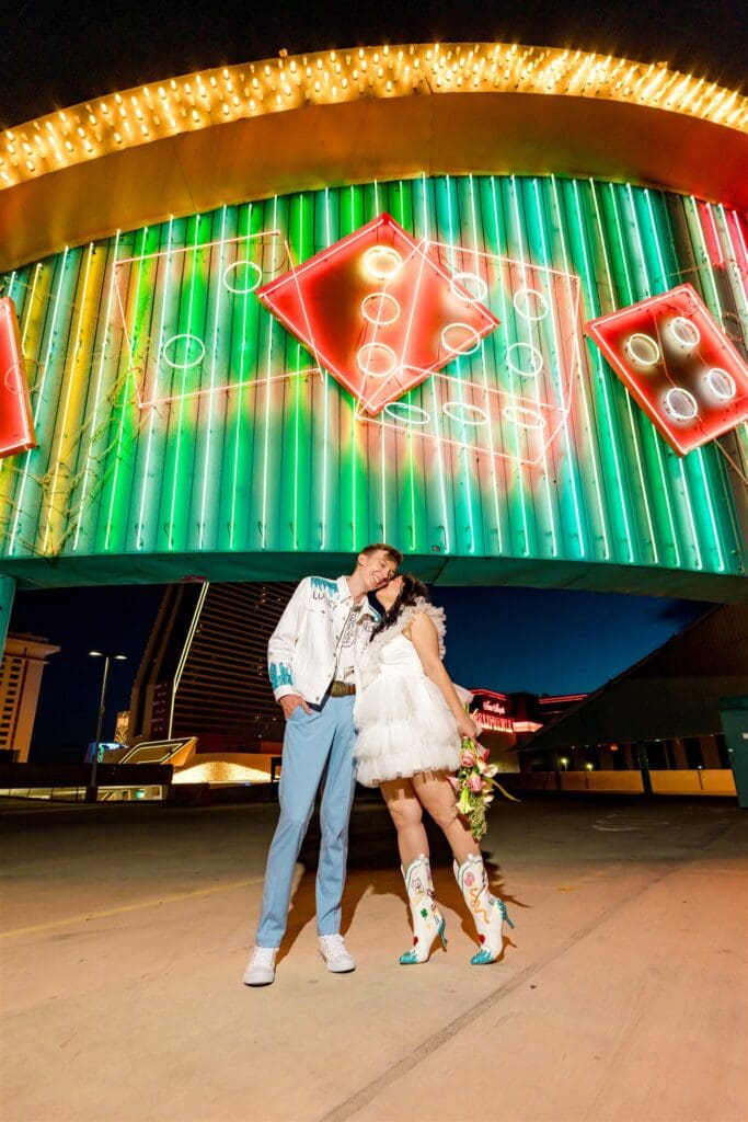 This Isn’t Just a Las Vegas Bridal Session, It’s a Downtown Fever Dream