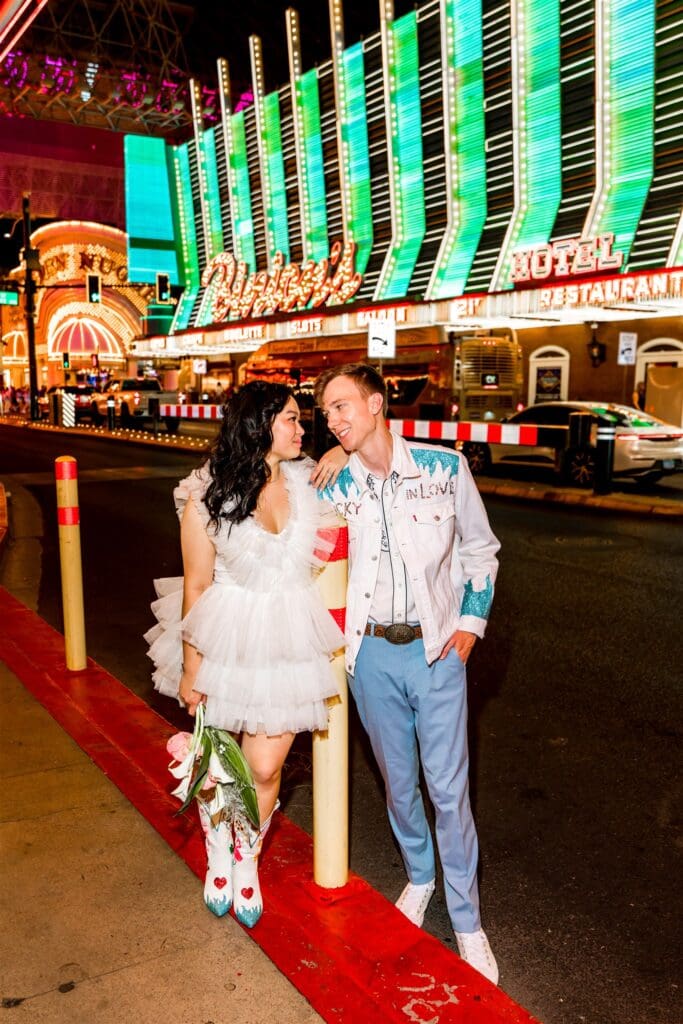 couple at their dream las vegas session