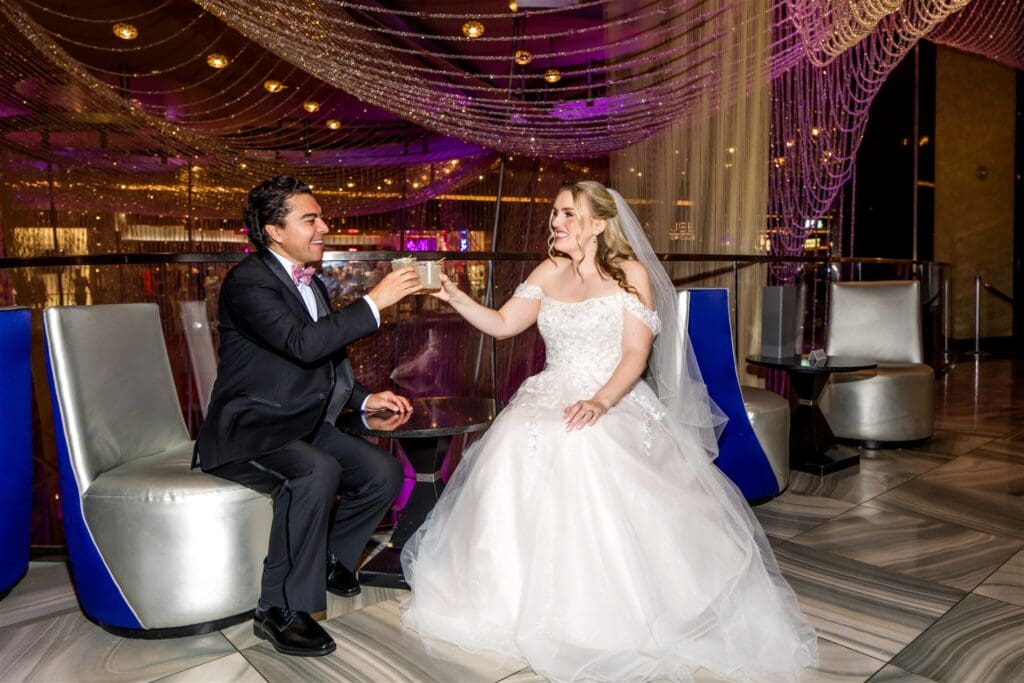 From The Cosmopolitan to 11th Street Records: A Bold Vegas Elopement With Editorial Flair