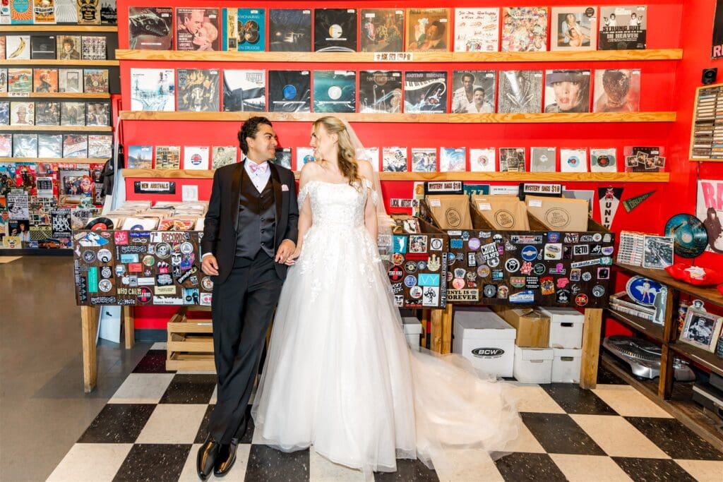 From The Cosmopolitan to 11th Street Records: A Bold Vegas Elopement With Editorial Flair