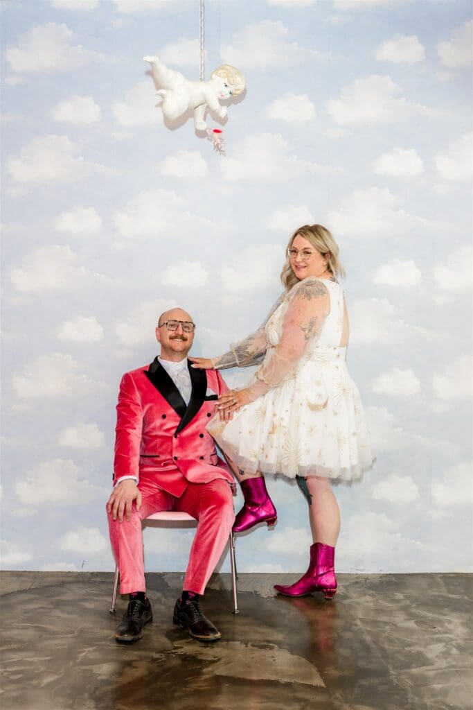 happy couple after their ceremony