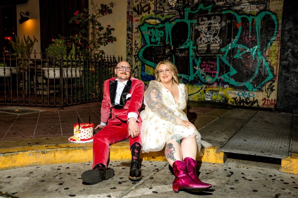 Fremont, Fashion & F*cking Fun: This Bold Las Vegas Elopement Did It All