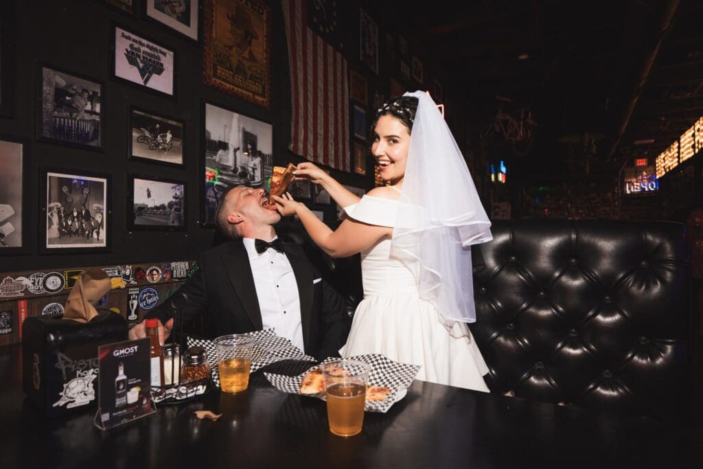 From Elvis to Pizza: This Iconic Downtown Fremont Elopement Went Full Send