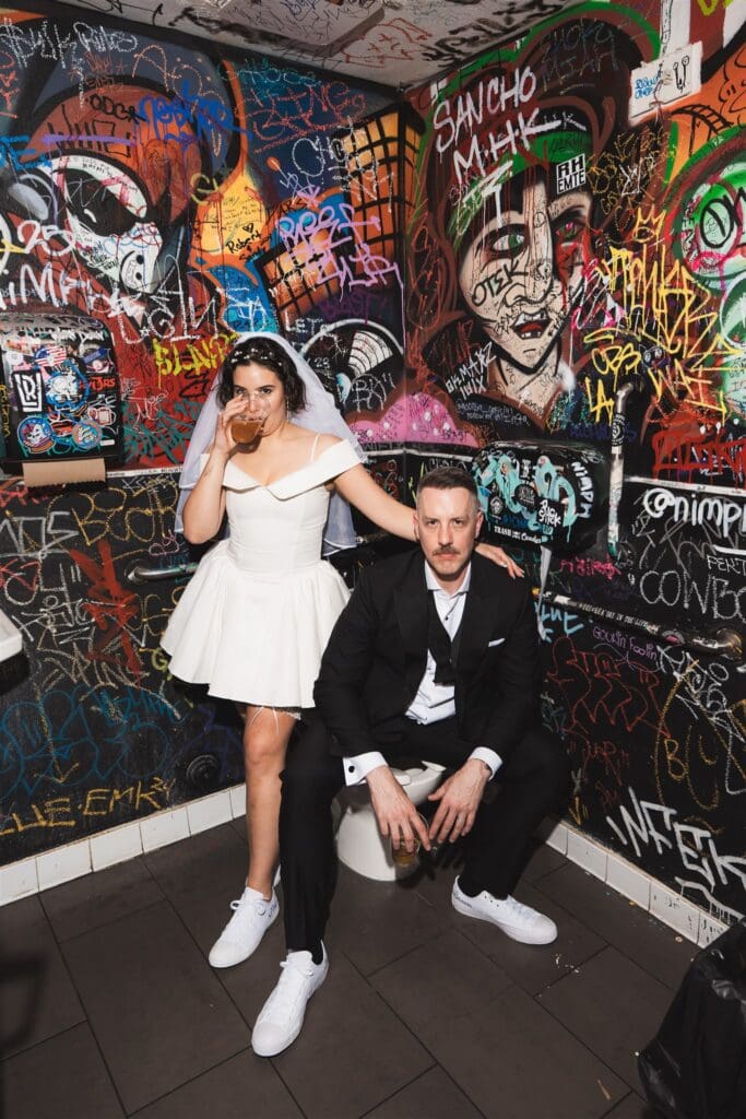 From Elvis to Pizza: This Iconic Downtown Fremont Elopement Went Full Send