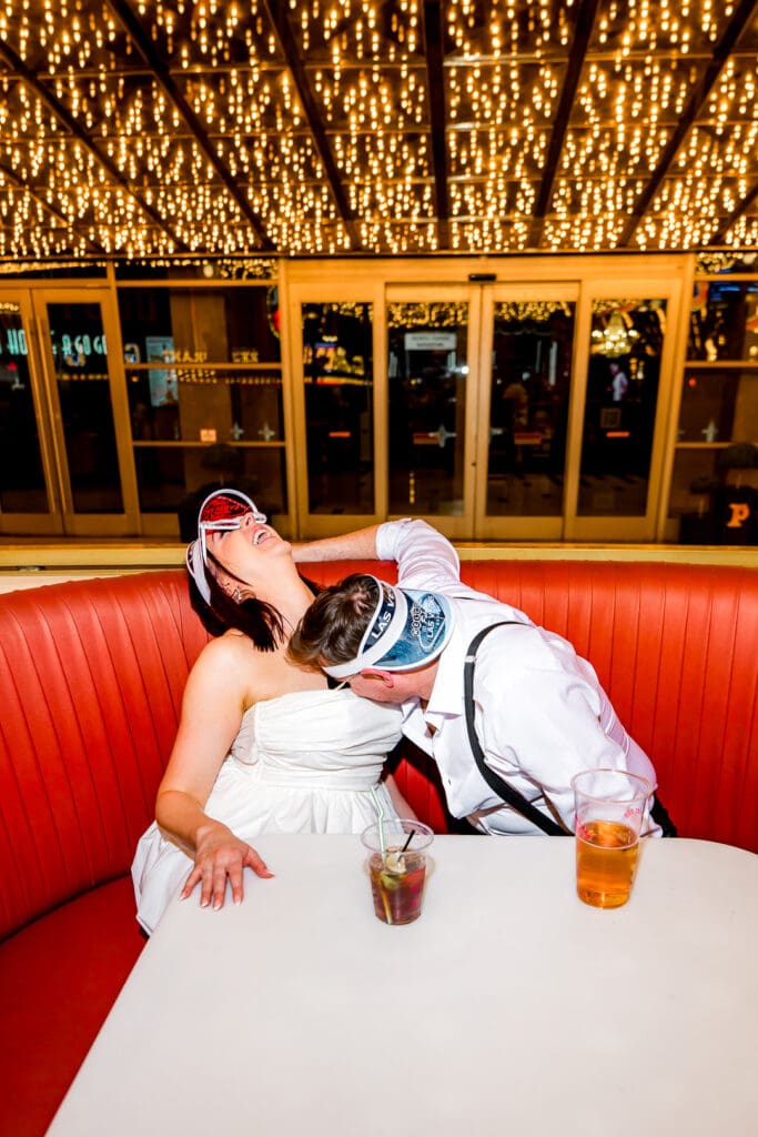 Dana & Graeme Said F*ck Tradition and Owned Fremont Street in This Epic Vegas Elopement