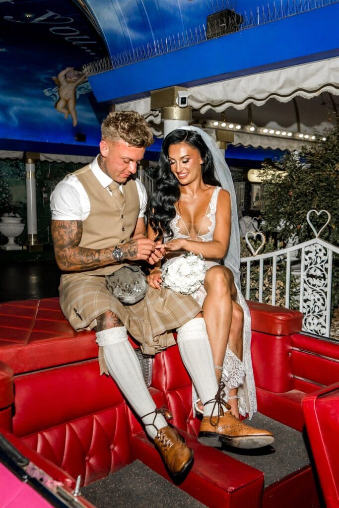 Wild Little White Chapel Elopement in Downtown Vegas Chloe & Rhys Went All In!