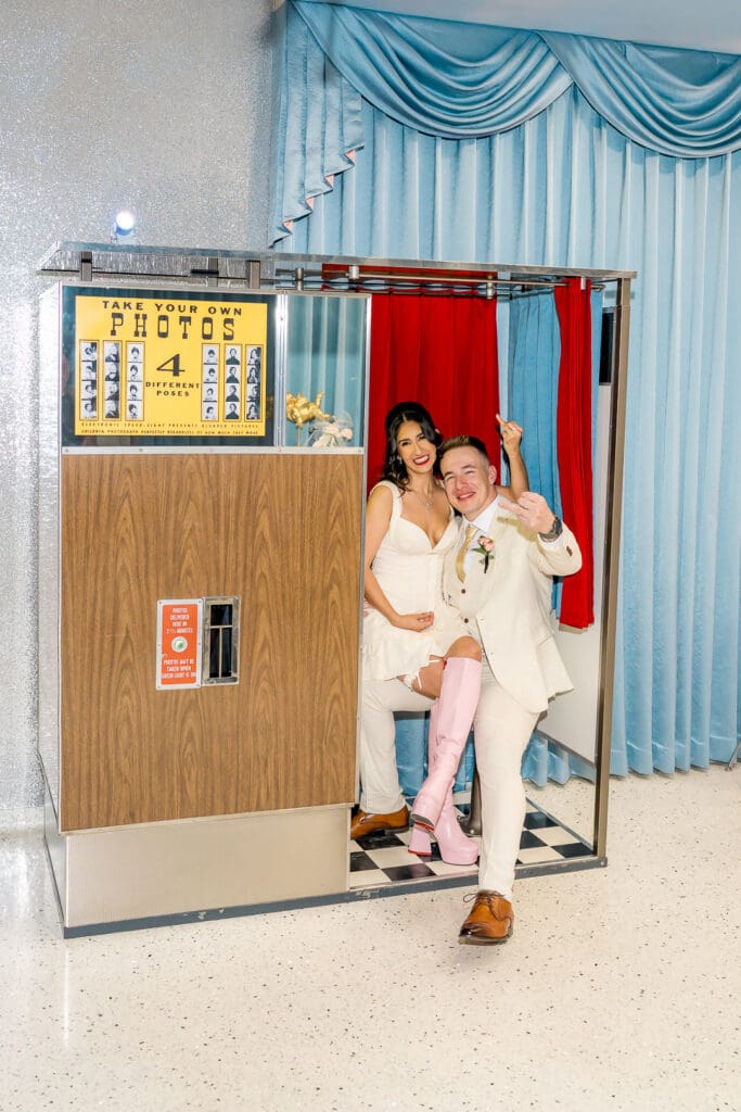 Happy couple at their dream elopement