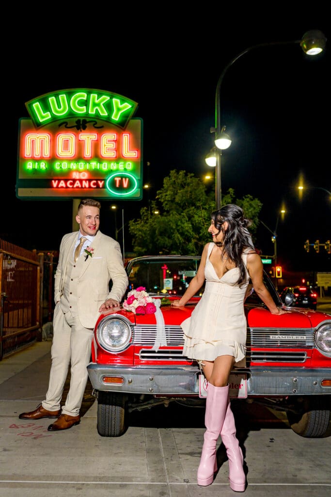 fun vegas elopement