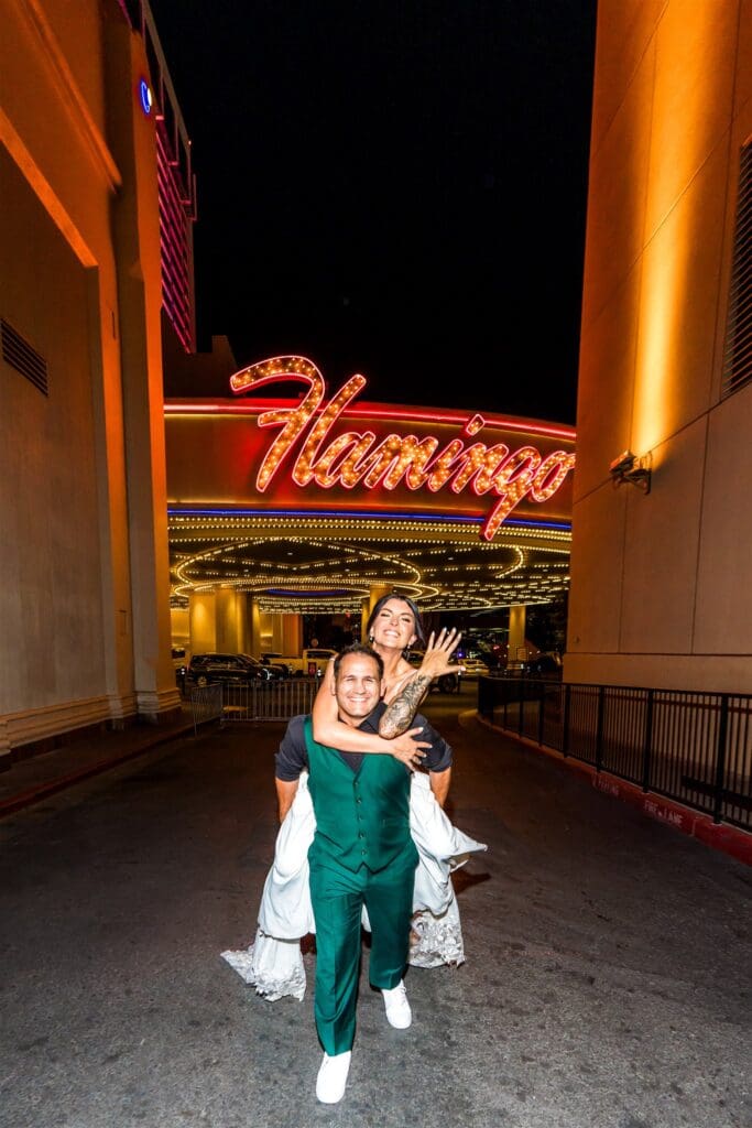 newlyweds at their dream elopement