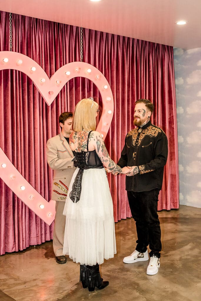 cute couple at their dream ceremony
