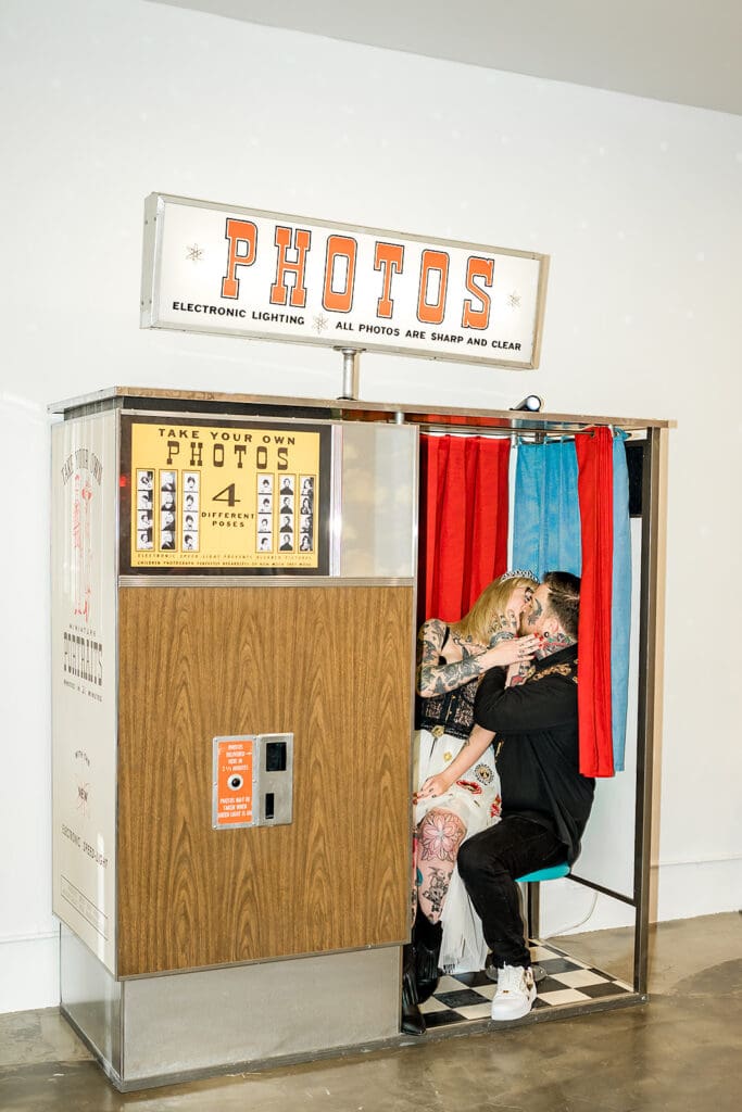 Electric Vegas Elopement: Delphine & Julien’s Rock ’n’ Roll Love Story at Sure Thing Chapel