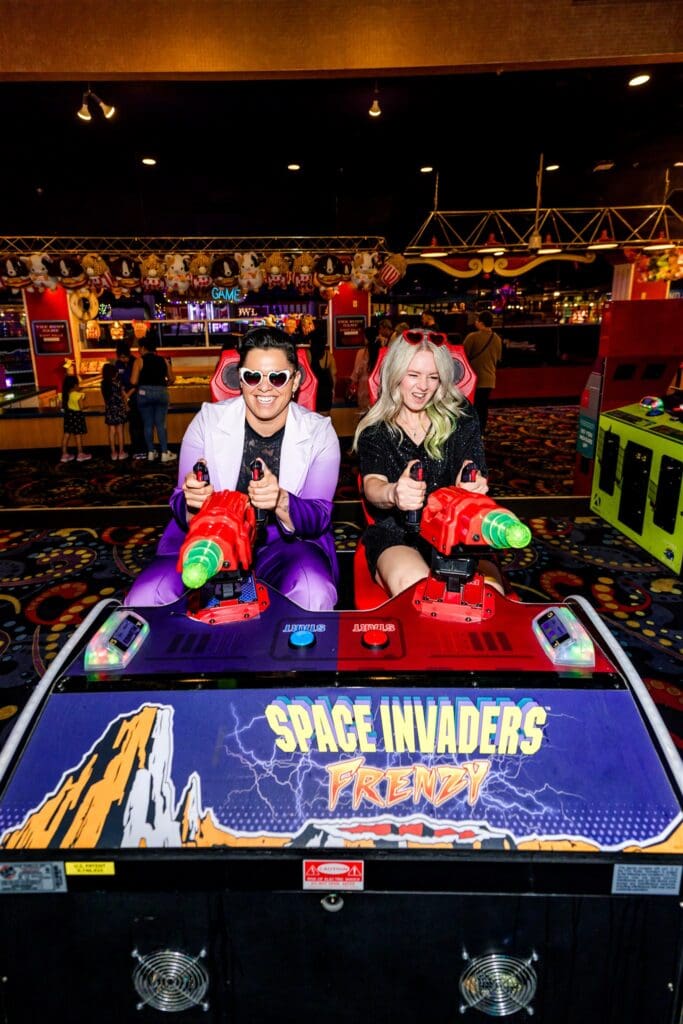 fun couple session in vegas